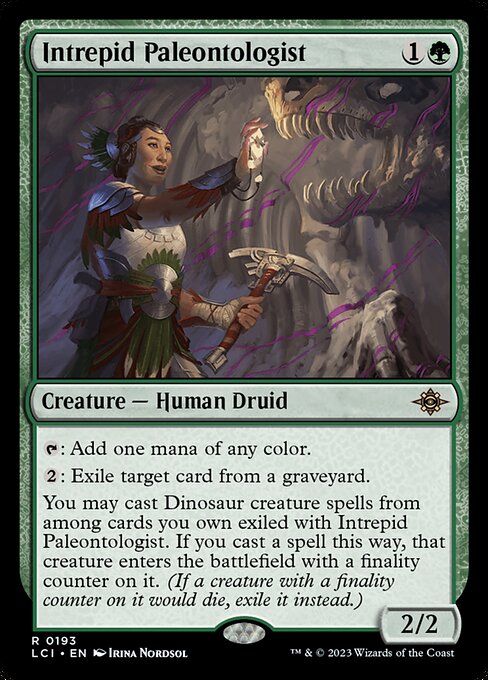 Intrepid Paleontologist - The Lost Caverns of Ixalan Rare Card