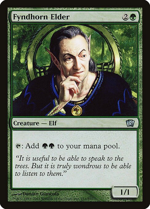 Fyndhorn Elder - Eighth Edition Uncommon Card