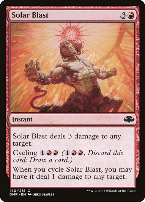 Solar Blast - Dominaria Remastered Common Card