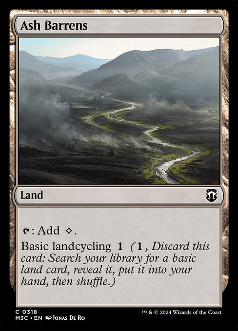 Ash Barrens - Modern Horizons 3 Commander Common Card