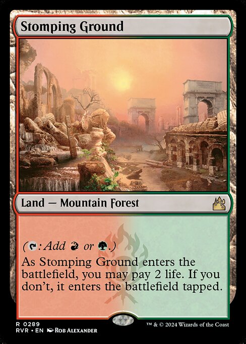 Stomping Ground - Ravnica Remastered Rare Card