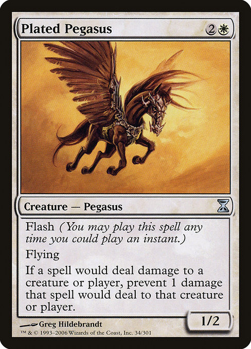 Plated Pegasus - Time Spiral Uncommon Card