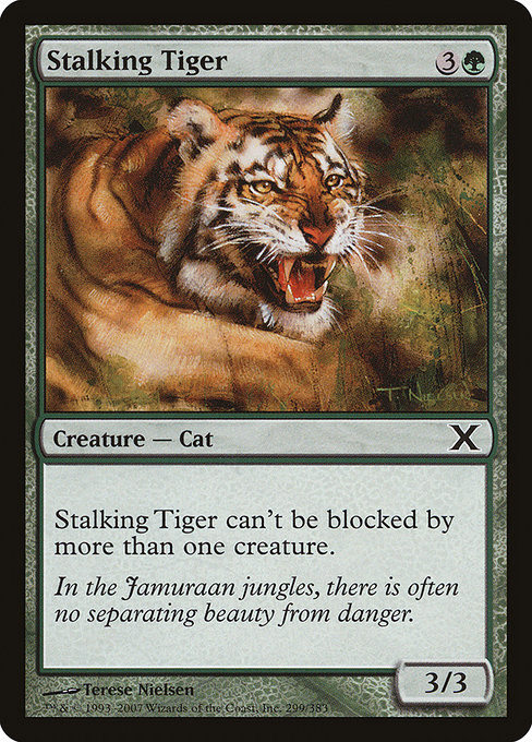 Stalking Tiger - Tenth Edition Common Card