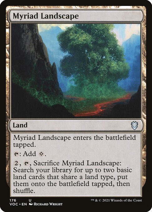 Myriad Landscape - Crimson Vow Commander Uncommon Card