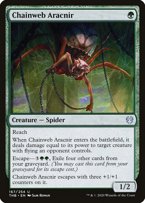 Chainweb Aracnir - Theros Beyond Death Uncommon Card