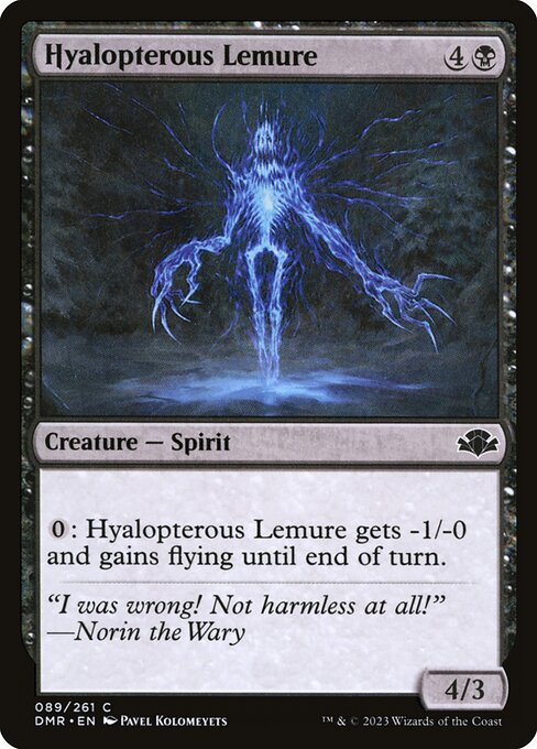 Hyalopterous Lemure - Dominaria Remastered Common Card