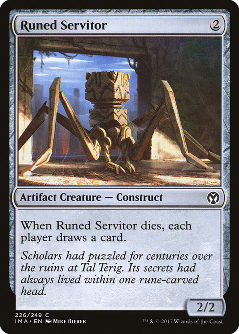 Runed Servitor - Iconic Masters Common Card