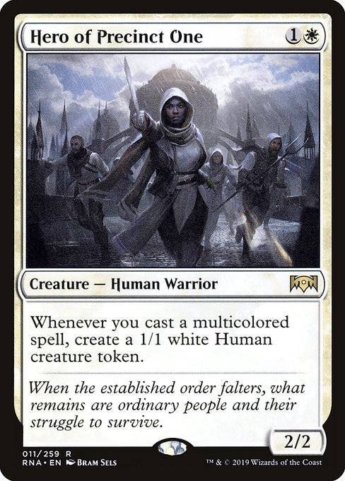 Hero of Precinct One - Ravnica Allegiance Rare Card