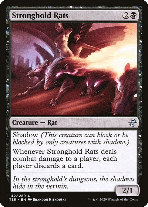 Stronghold Rats - Time Spiral Remastered Uncommon Card