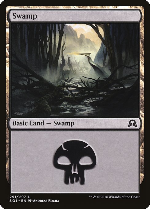 Swamp - Shadows over Innistrad Common Card
