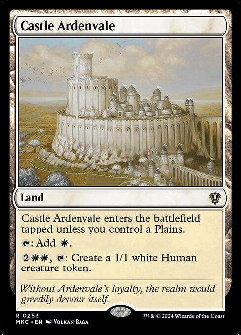 Castle Ardenvale - Murders at Karlov Manor Commander Rare Card