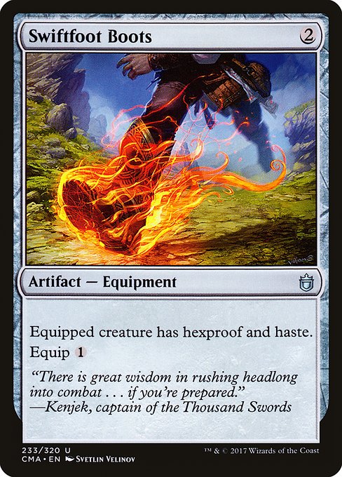 Swiftfoot Boots - Commander Anthology Uncommon Card