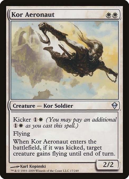 Kor Aeronaut - Zendikar Uncommon Card