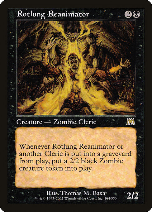 Rotlung Reanimator - Onslaught Rare Card