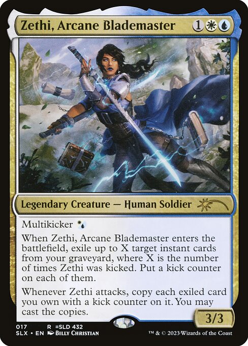 Zethi, Arcane Blademaster - Universes Within Rare Card