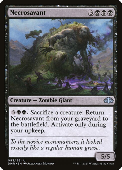 Necrosavant - Dominaria Remastered Uncommon Card