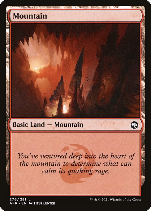 Mountain - Adventures in the Forgotten Realms Common Card
