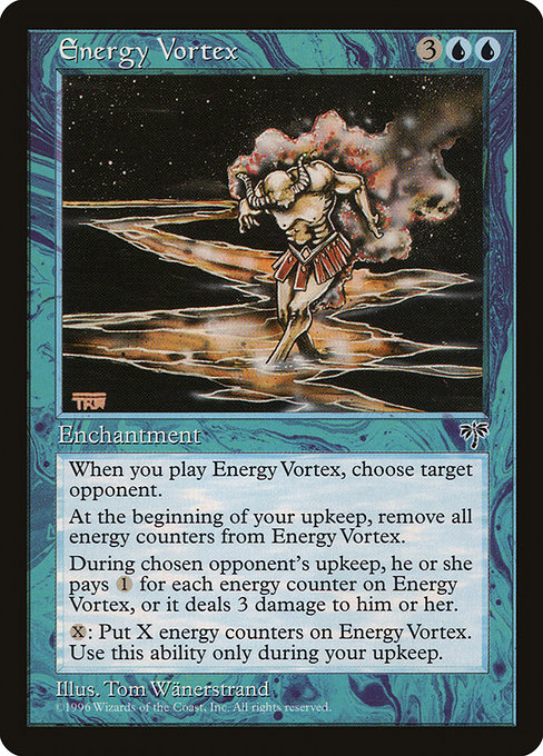 Energy Vortex - Mirage Rare Card