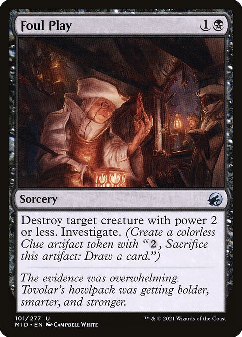 Foul Play - Innistrad: Midnight Hunt Uncommon Card