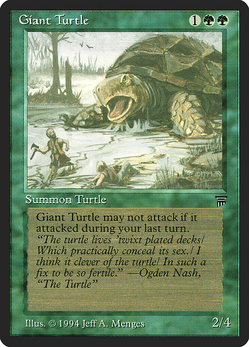 Giant Turtle - Legends Common Card