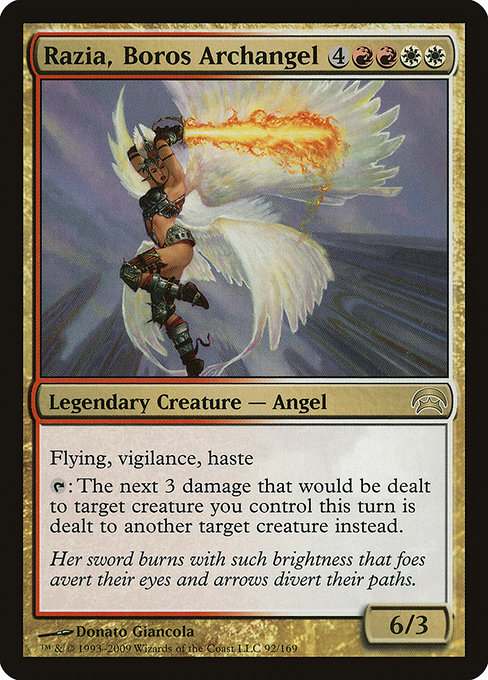 Razia, Boros Archangel - Planechase Rare Card