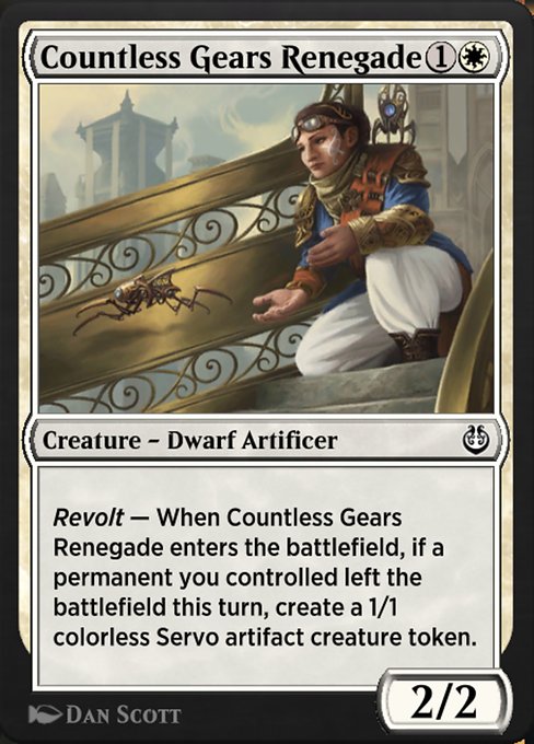 Countless Gears Renegade - Kaladesh Remastered Common Card