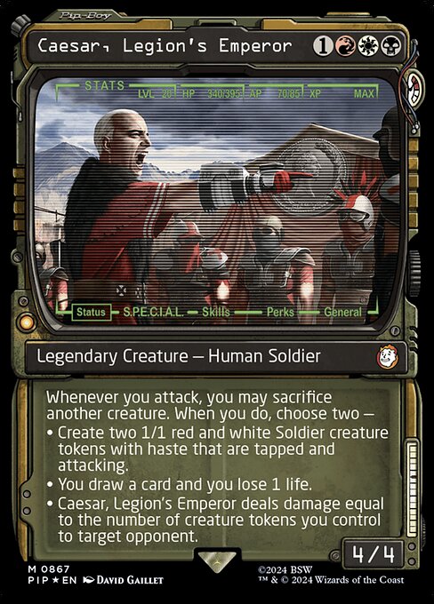 Caesar, Legion's Emperor - Fallout Mythic Card