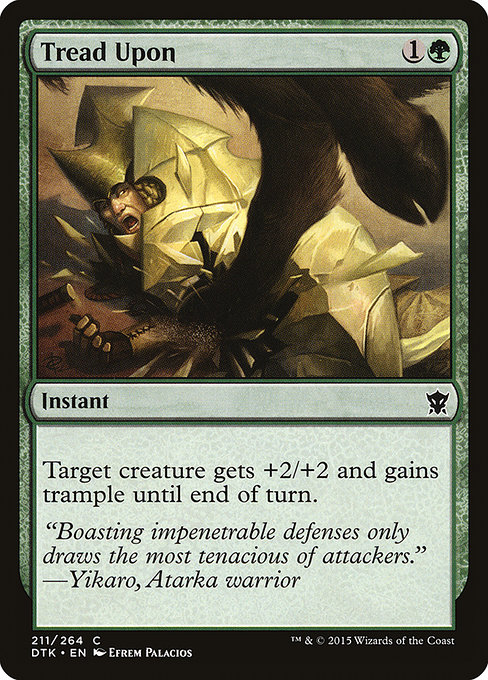 Tread Upon - Dragons of Tarkir Common Card