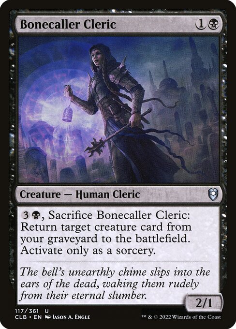 Bonecaller Cleric - Commander Legends: Battle for Baldur's Gate Uncommon Card