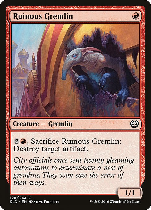 Ruinous Gremlin - Kaladesh Common Card