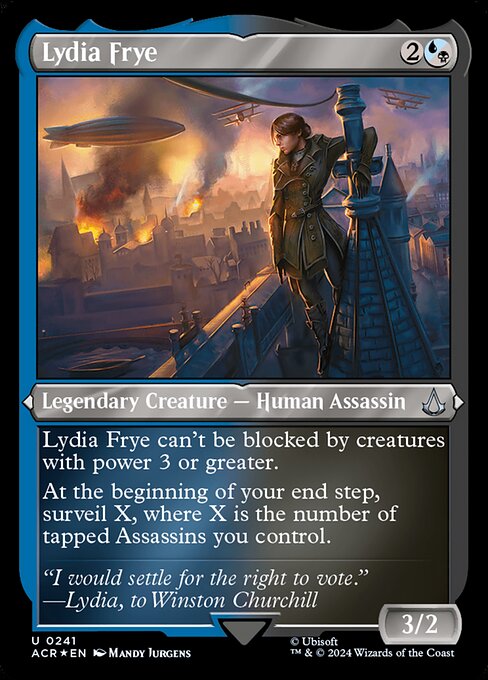 Lydia Frye - Assassin's Creed Uncommon Card