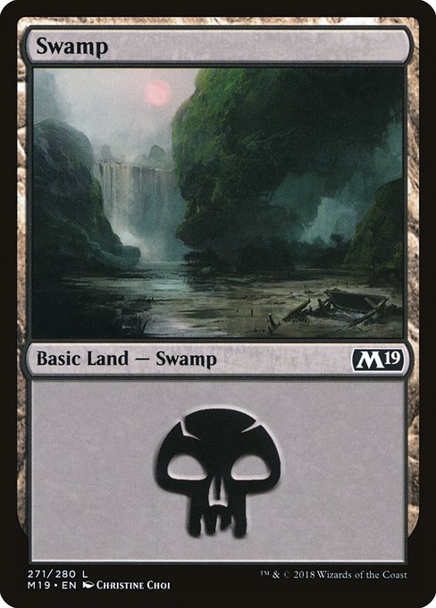 Swamp - Core Set 2019 Common Card