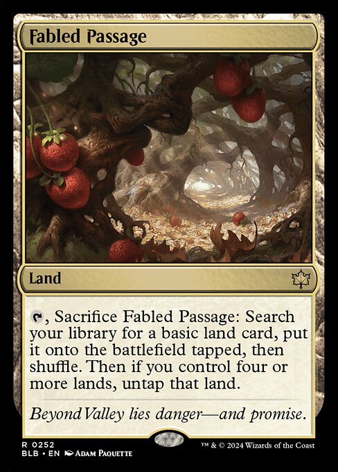 Fabled Passage - Bloomburrow Rare Card