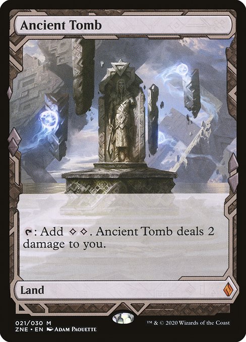 Ancient Tomb - Zendikar Rising Expeditions Mythic Card