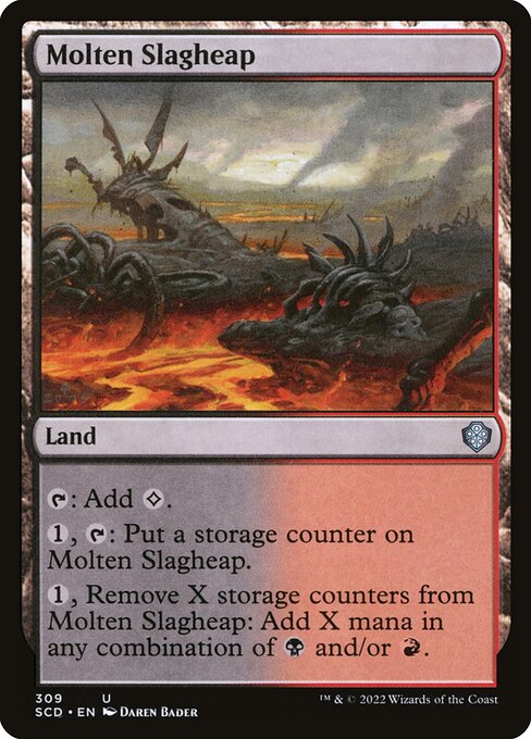 Molten Slagheap - Starter Commander Decks Uncommon Card
