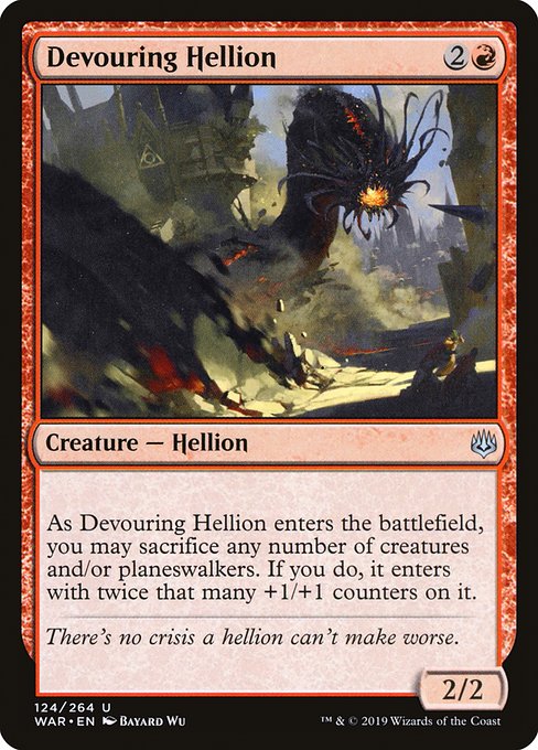 Devouring Hellion - War of the Spark Uncommon Card