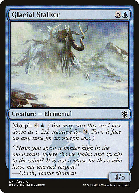 Glacial Stalker - Khans of Tarkir Common Card