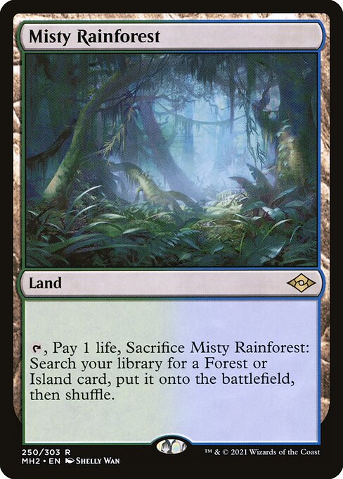 Misty Rainforest - Modern Horizons 2 Rare Card