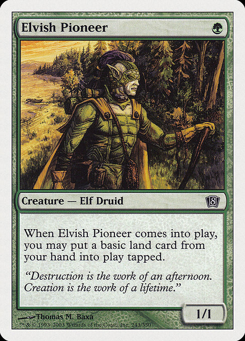 Elvish Pioneer - Eighth Edition Common Card