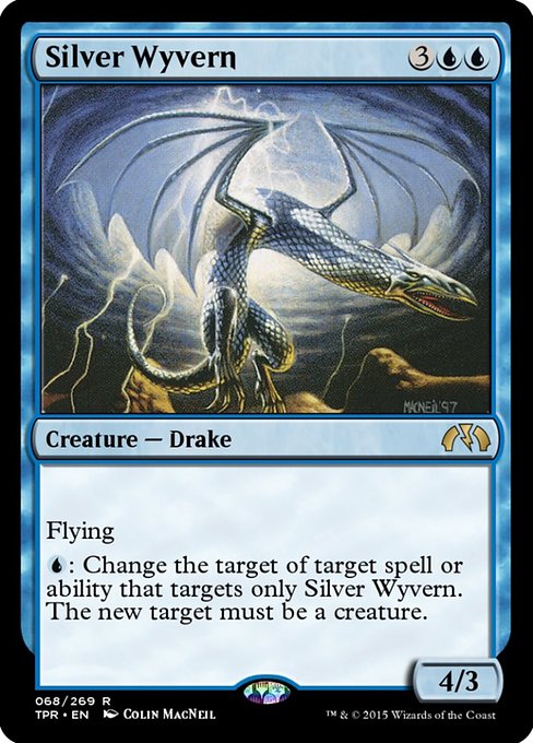 Silver Wyvern - Tempest Remastered Rare Card