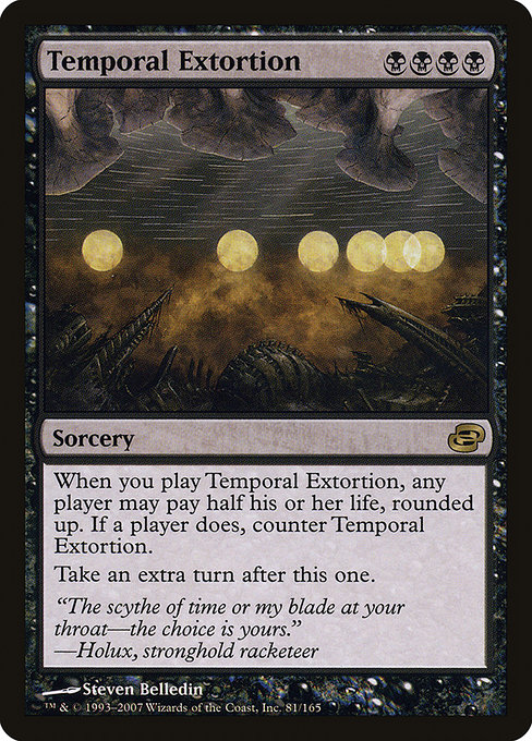 Temporal Extortion - Planar Chaos Rare Card