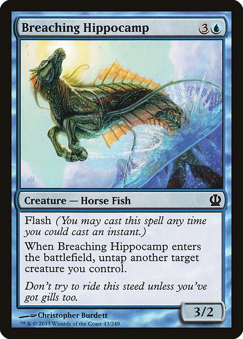 Breaching Hippocamp - Theros Common Card