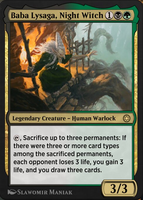 Baba Lysaga, Night Witch - Alchemy Horizons: Baldur's Gate Rare Card