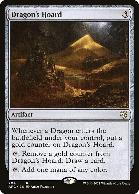 Dragon's Hoard - Forgotten Realms Commander Rare Card