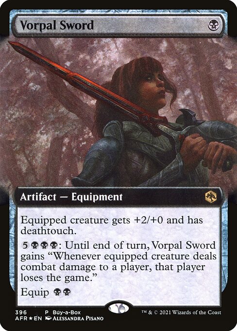 Vorpal Sword - Adventures in the Forgotten Realms Rare Card