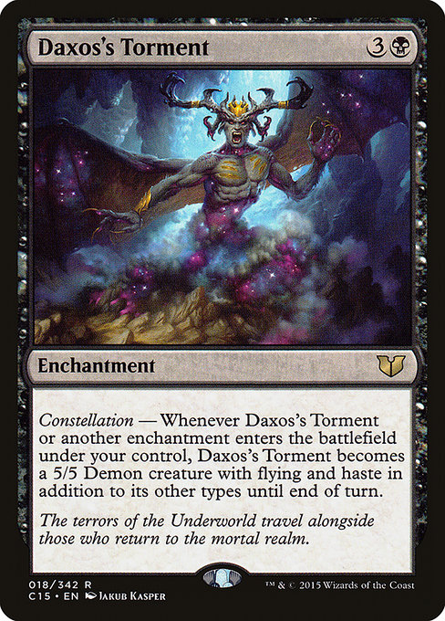 Daxos's Torment - Commander 2015 Rare Card