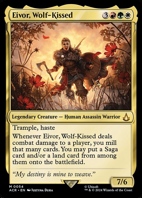 Eivor, Wolf-Kissed - Assassin's Creed Mythic Card