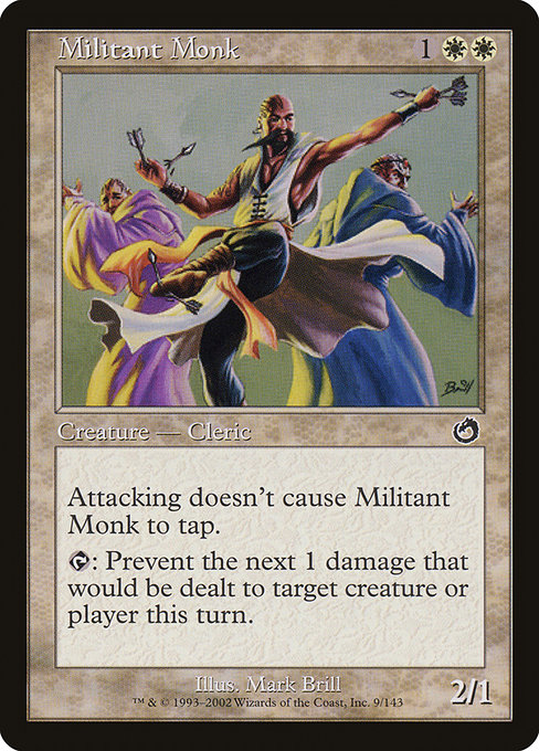 Militant Monk - Torment Common Card