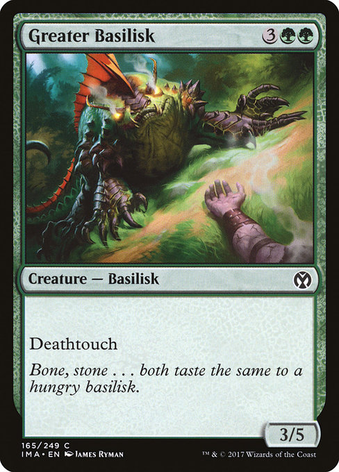 Greater Basilisk - Iconic Masters Common Card