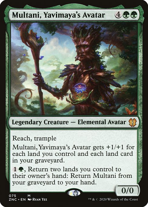 Multani, Yavimaya's Avatar - Zendikar Rising Commander Mythic Card